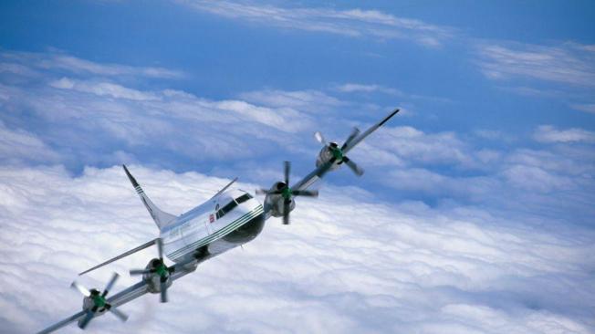 El Lockheed 188 de Sam -el que aparece en la foto es de Atlantic Airlines- recorrió más de 22.000 kilómetros durante el secuestro. 