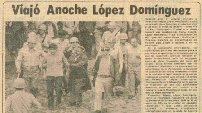 Francisco Solano López Dominguez fue arrestado y mostrado ante las cámaras por la dictadura de Stroessner, cuenta Di Ricco
