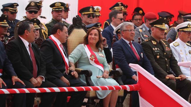 La presidenta del Perú Dina Boluarte.