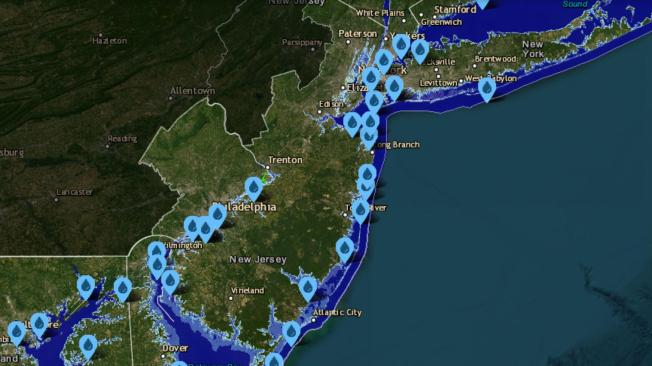 Comunidades como Atlantic City y Ocean City podrían desaparecer bajo el agua para el año 2100.