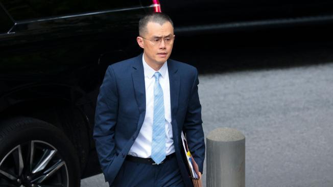 Zhao llega a la corte federal en Seattle, Washington el 30 de abril.