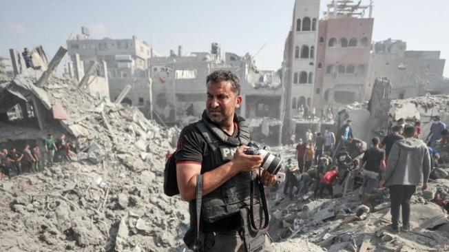 Periodista de Palestina en Gaza.