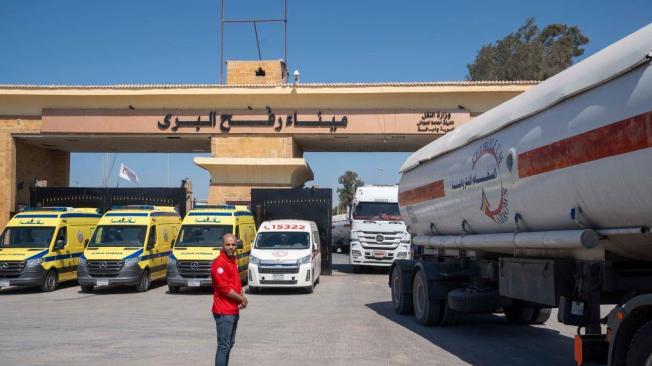El cruce de Rafah, en la frontera entre Gaza y Egipto, ha sido una puerta de entrada de ayuda humanitaria y de salida de heridos.