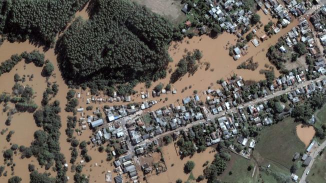 Inundaciones en el estado de Rio Grande do Sul, Brasil.