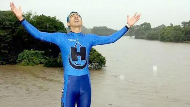 La primera vez que nadó por el río Magdalena fue en 2010 y lo hizo desde San Agustín, Huila, hasta la desembocadura en Bocas de Ceniza, en Barranquilla.