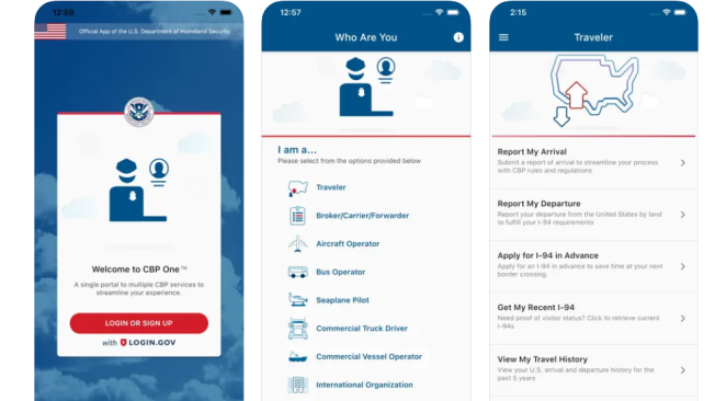La aplicación CBP One es de acceso gratuito.