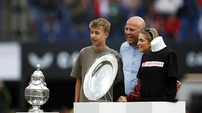 Arne Slot, en su despedida de Feyenoord.