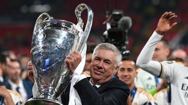 Carlo Ancelotti levanta una nueva Champions.