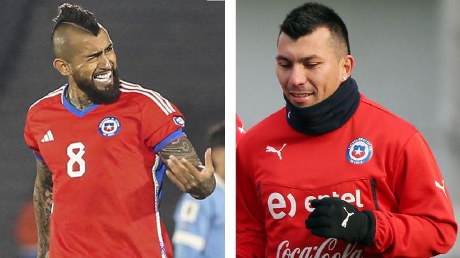 Arturo Vidal y Gary Medel