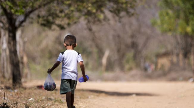 Hay 38 niños y niñas con riesgo de desnutrición en la comunidad.