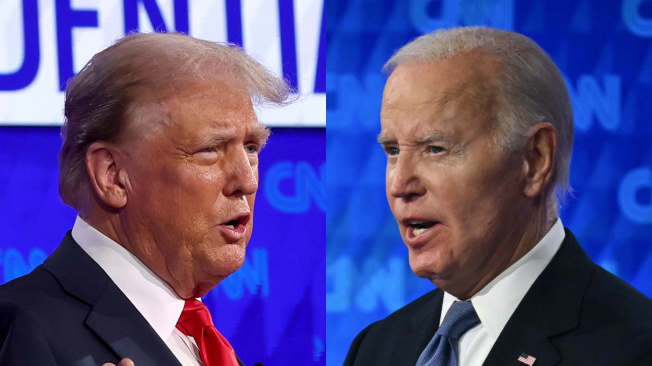 Trump y Biden se enfrentaron este jueves en el primer debate de la contienda.