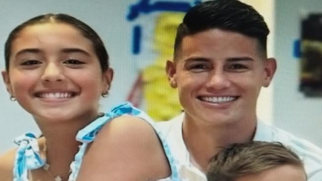James Rodríguez recibió un tierno mensaje de su hija Salomé por su ...