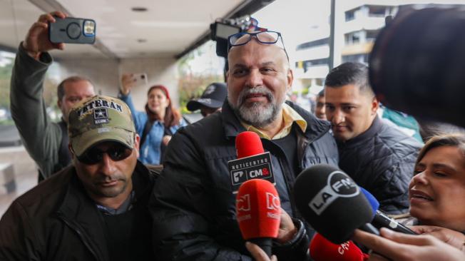 Salvatore Mancuso, excomandante de las Autodefensas, en su primera diligencia judicial en libertad
