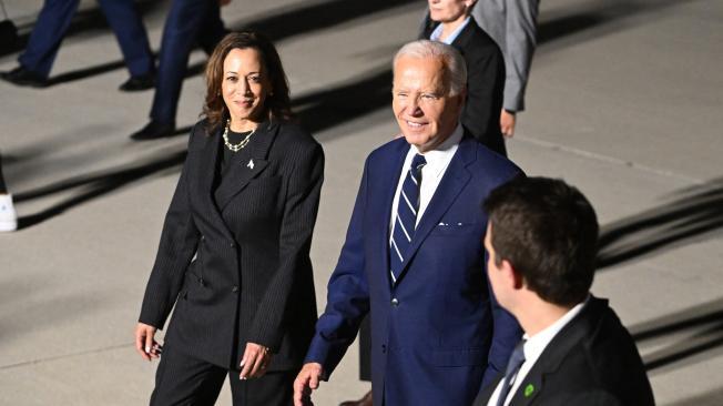 El presidente estadounidense, Joe Biden, y su vicepresidenta, Kamala Harris, recibieron a los liberados.