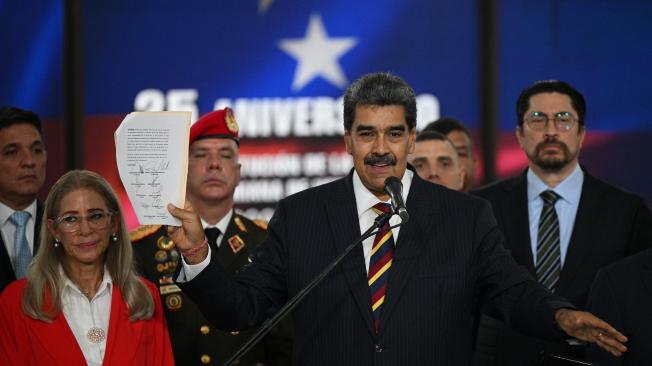 Nicolás Maduro tras comparecer ante el TSJ