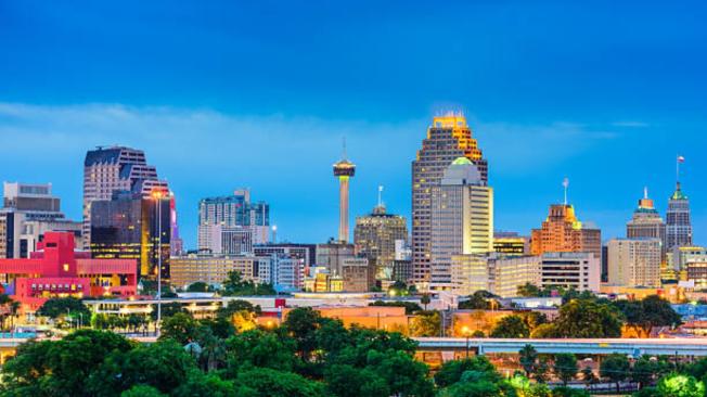 Imagen panorámica de San Antonio, Texas