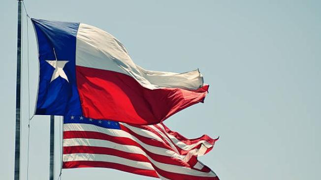 La bandera de Texas es un homenaje al país