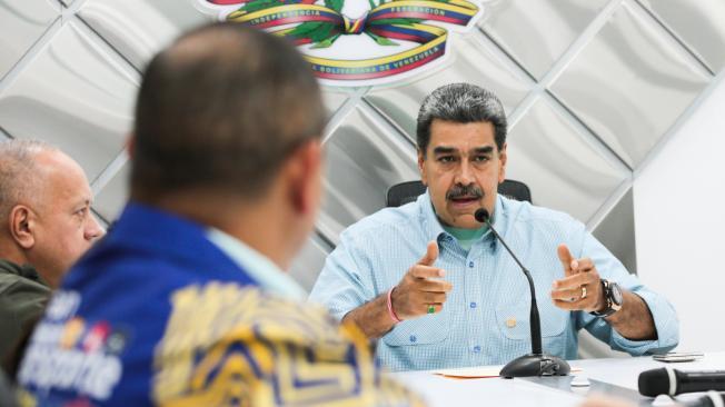 Fotografía cedida por prensa Miraflores del presidente de Venezuela, Nicolás Maduro