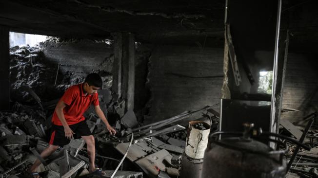 Daños tras la operación militar de Israel en Jenin, en Cisjordania.