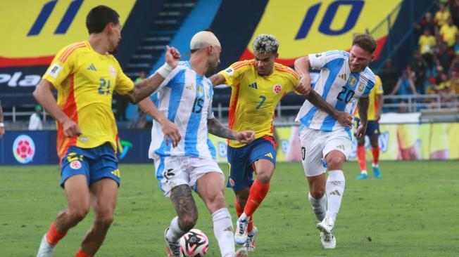 Argentina contra colombia