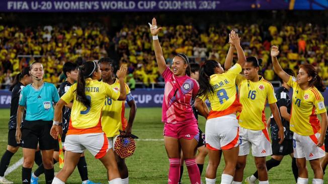 Selección Colombia femenina, en cuartos de final del Mundial