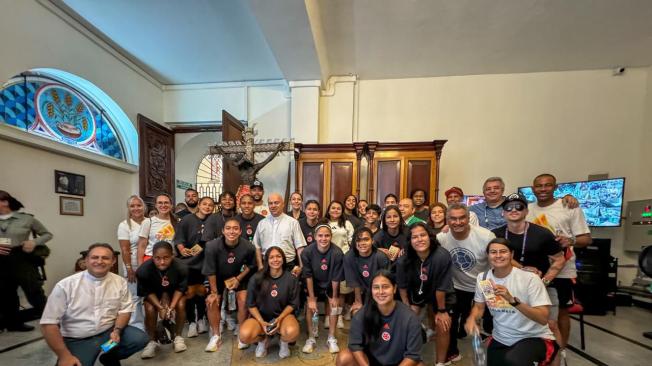 Selección Colombia femenina, en Buga.