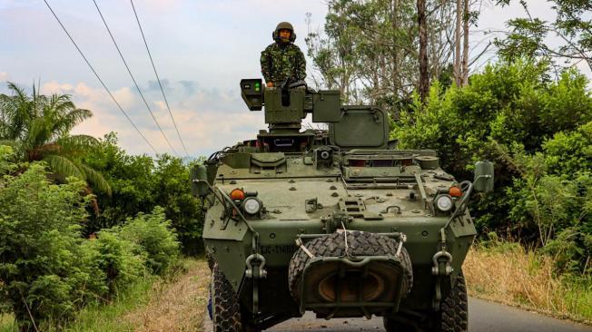 Los 'Gladiadores' prestan apoyo a las tropas del Ejército