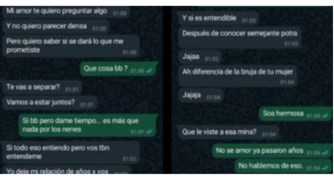 Algunas de las conversaciones.