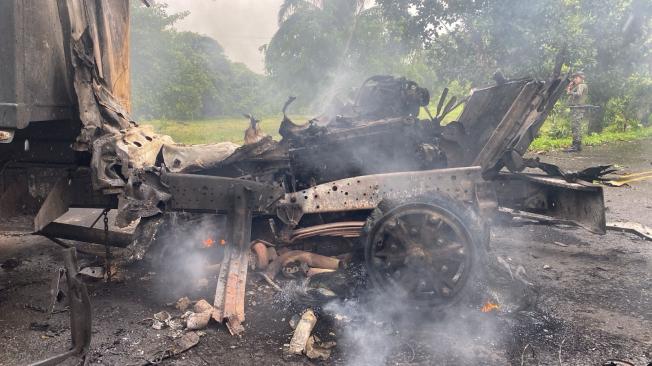 Atentado en Arauca.