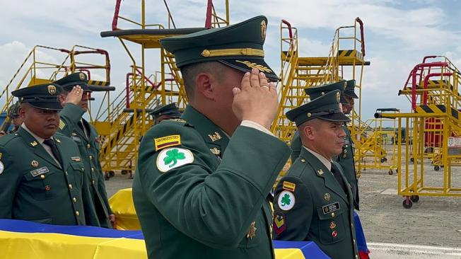 Tributo del Ejército, en Cali a los soldados asesinados en el ataque del Eln.