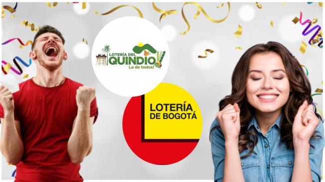 Lotería de Bogotá y Quindío.