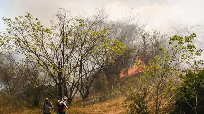 Incendios forestales en Natagaima (Tolima).