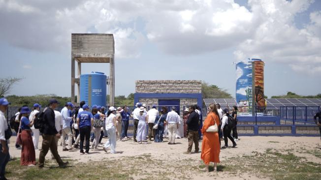 En el marco de Misión La Guajira, una alianza de Grupo Aval con el Gobierno Nacional, y Prisa, tres comunidades de Manaure inauguraron su tanque y planta de tratamiento de agua.