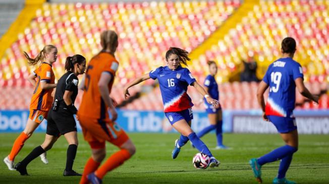 Países bajos vs. Estados Unidos en el Mundial femenino.