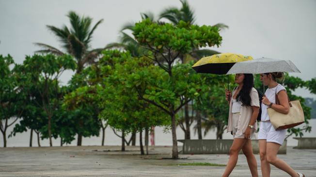 Día lluvioso en Barranquilla