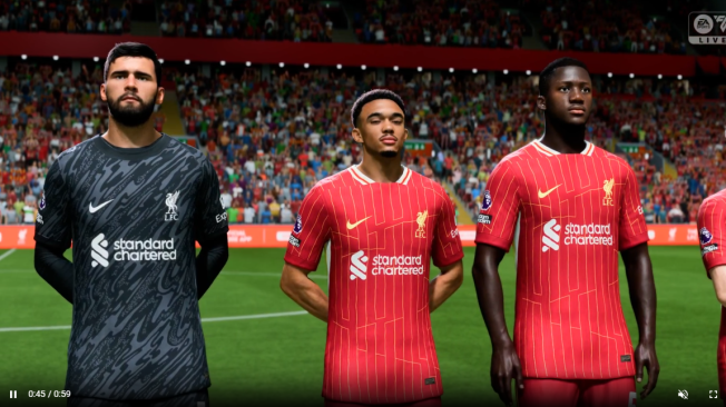 Captura de EA Sports FC 25 en Xbox Series X.