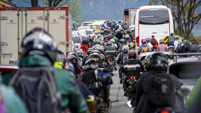 Las motos son de los vehículos más hurtados en Colombia.