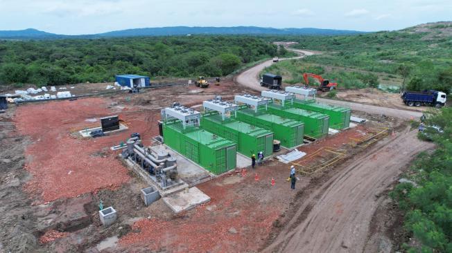 Aspecto general de la planta de biogás de Barranquilla.