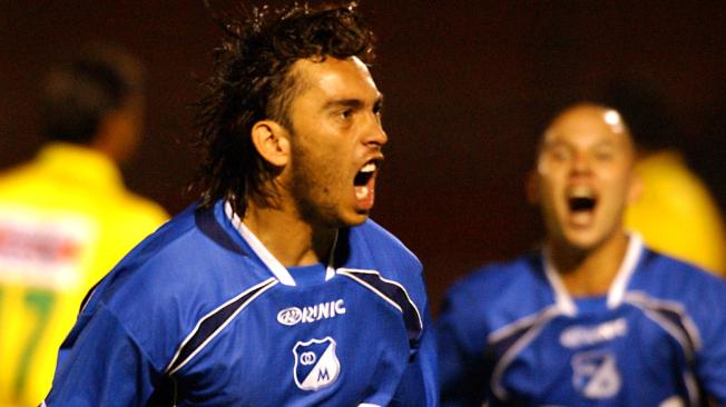 Julián Téllez, en su paso por Millonarios en 2003.