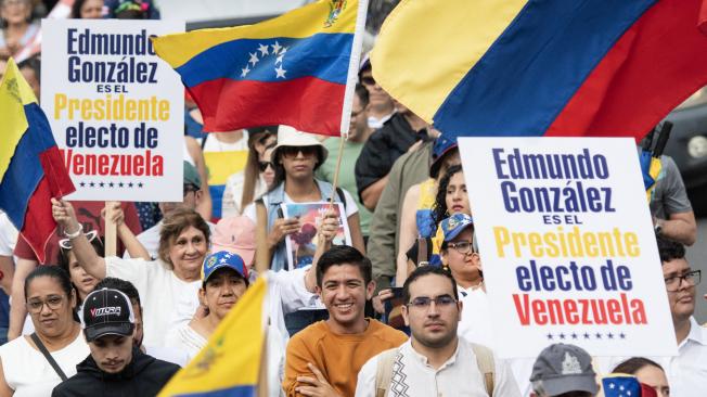 Protestas de la oposición venezolana.