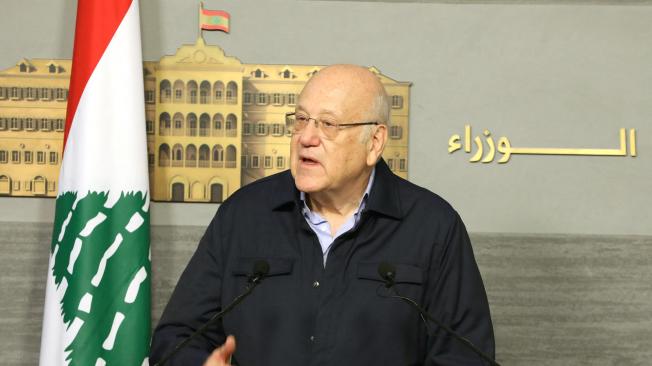 El primer ministro Najib Mikati.