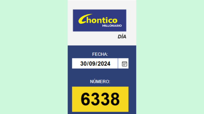 Resultados El Chontico Día.