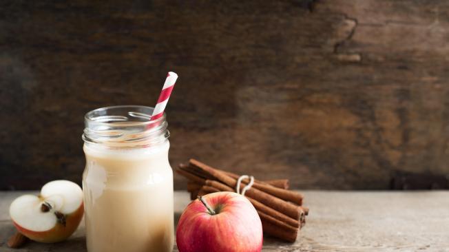 Batido de manzana y avena contiene beneficios