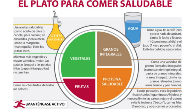 Los expertos recomiendan tener una alimentación balanceada.