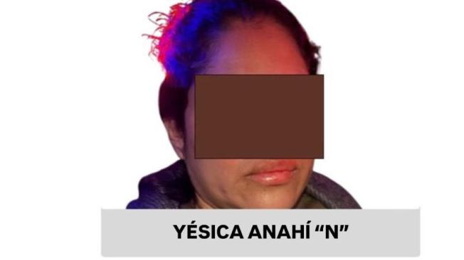 Yésica Anahí, señalada de secuestrar a seis colombianas en México.