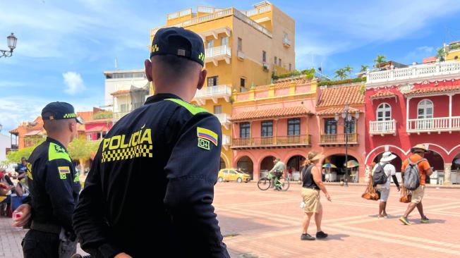 Policía de turimo de Cartagena