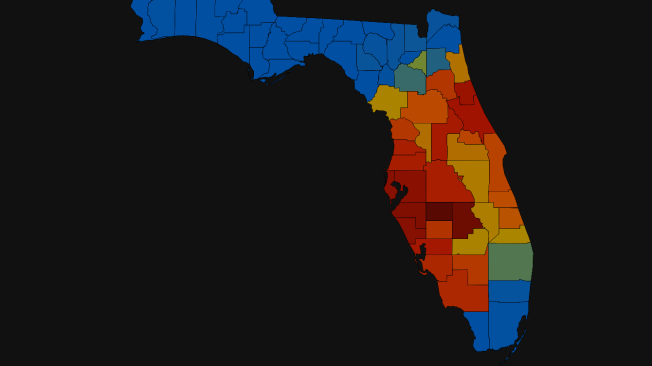 Florida es la zona más afectada por los cortes de electricidad.