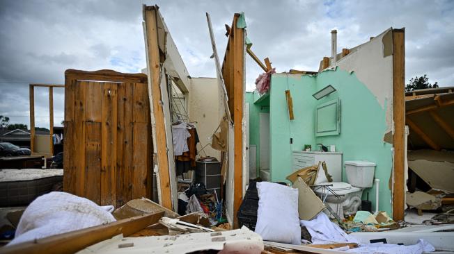 Viviendas dañadas por los tornados