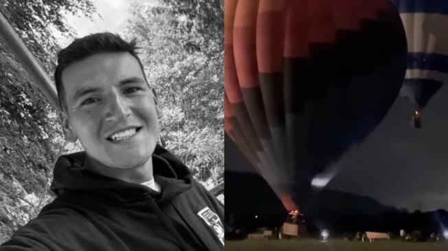 Julián Andrés Martínez, fallecido tras accidente de globo aerostático en Casanare