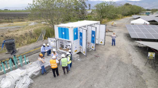 Sistema de almacenamiento con baterías de Celsia.